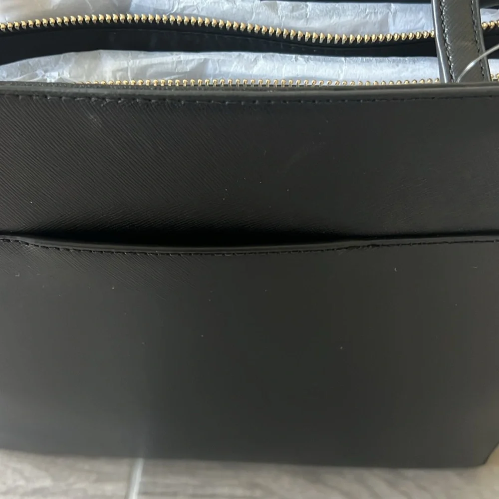 Kate Spade New York Staci Large Laptop Tote Leather Handbag Black